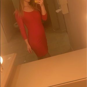 Red dress